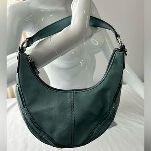 Liz Claiborne blue leather handbag